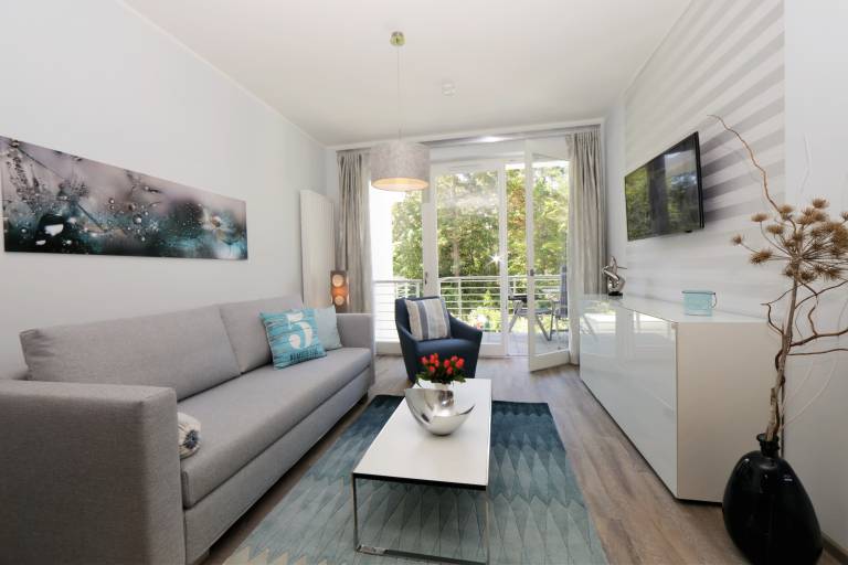 Ferienwohnung mit Hund in Seebad Ahlbeck f&uuml;r max. 3 Personen