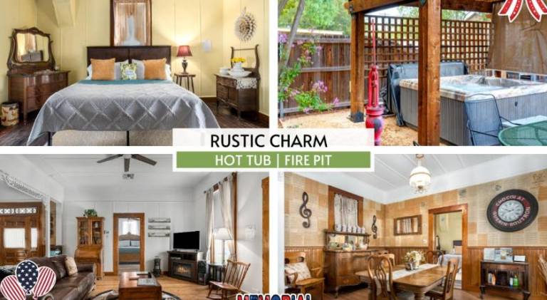 Memorial Day, Pet-Friendly, Hot Tub, Fire Pit, King Beds in Fredericksburg, TX