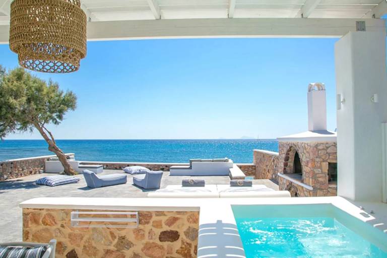  in Exomitis, Santorin, Griechenland