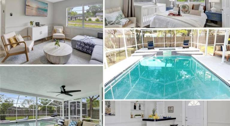 Vacation home with hot tub & pool | Good for workation in Tampa, FL