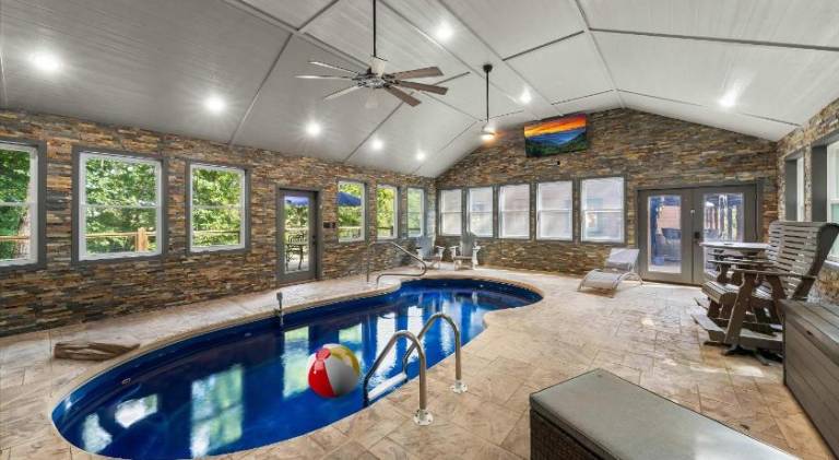 Vacation home with pool in Pigeon Forge, TN