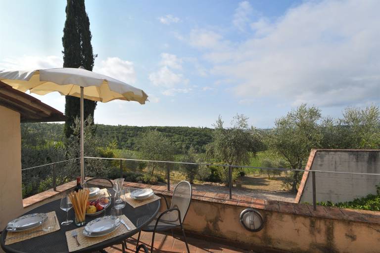 Ferienwohnung in Gaiole in Chianti, Toskana f&uuml;r max. 4 Personen