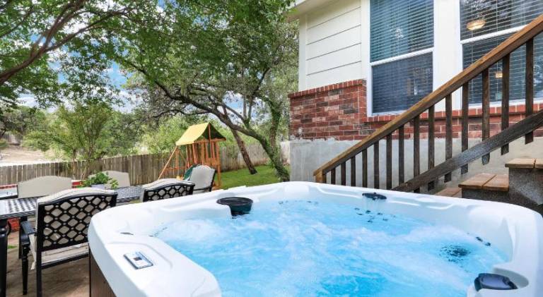 Hot Tub Haven Yard Swing Set BBQ Games Desk WiFi in San Antonio, TX