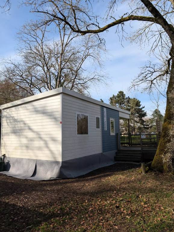 Campsite Le Rochat-Belle-Isle - TRIO mobile home on the riverbank 6 people — photo 3
