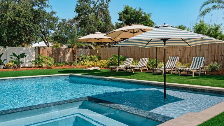 Family-friendly vacation home with private pool, hot tub & fast internet | Suitable for remote work | Pets allowed in Seaside, FL
