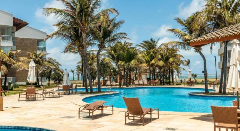 Apartment with pool & jacuzzi in Aquiraz
