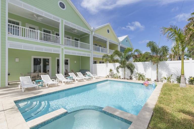 House with private pool & yard in South Padre Island, TX
