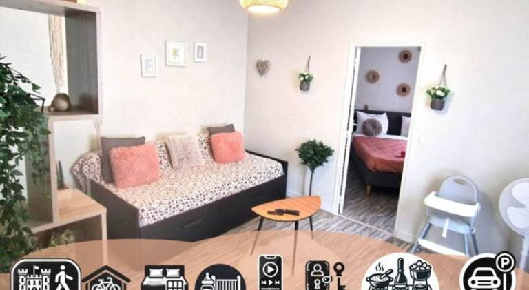 Apartment with 1 room for 4 persons in Blois