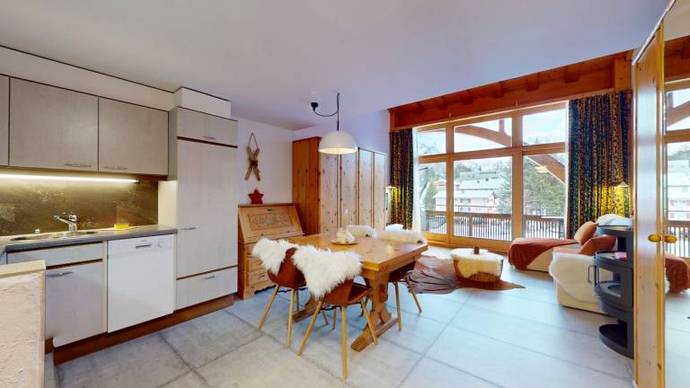 Ferienwohnung mit Hund in Maloja f&uuml;r max. 2 Personen