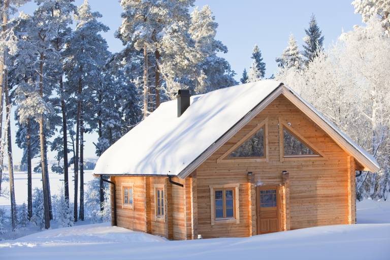 Lakeside Loghouse comfort surrounded by nature