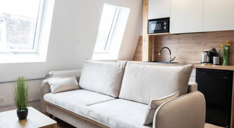 Serviced apartment with 2 rooms for 6 persons in Katowice