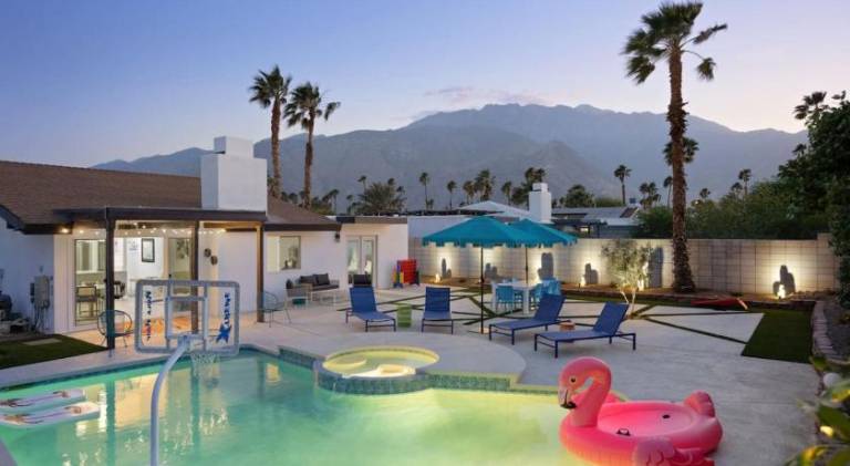 Vacation home with jacuzzi & pool | Perfect for remote work | Pets are welcome in Palm Springs, CA