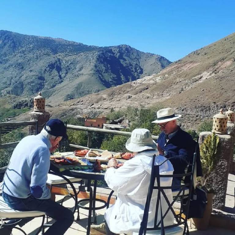 Ferienhaus mit Hund in Tamatert, Al Haouz f&uuml;r max. 15 Personen