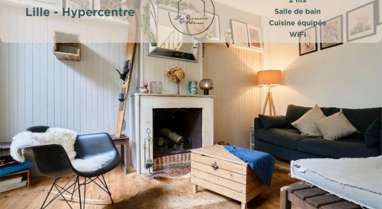 Apartment with garden & terrace | Next to Lille Cathedral | Suitable for remote work in Lille