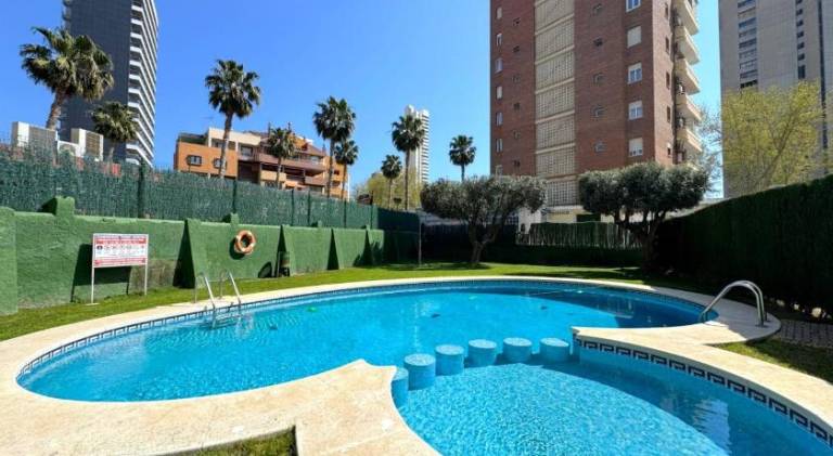 Holiday apartment with terrace, yard & pool — photo 2