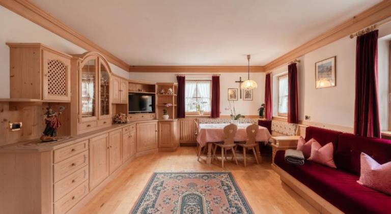 Big serviced apartment with patio, yard & grill | Ski nearby | Dogs allowed in Santa Cristina Val Gardena