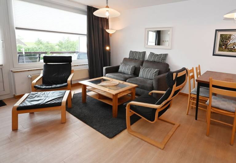 Wohnung Boje an der Perlebucht mit Balkon und Meerblick in Büsum
