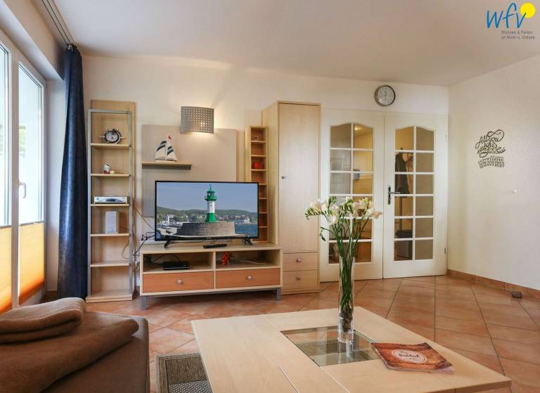 Komfortable Ferienwohnung Sonnenschein mit überdachter Terrasse in Baabe in Sellin