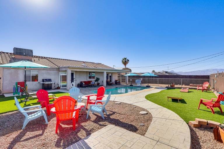 Pool, Games & Views! Lake Havasu City Family Home in Lake Havasu City, AZ