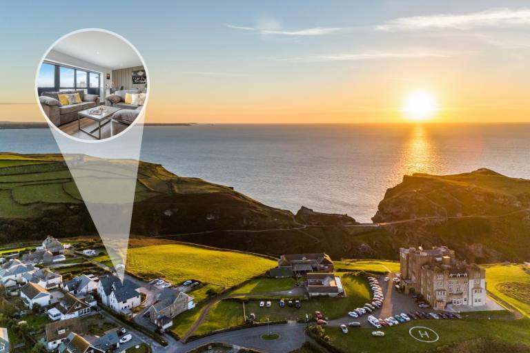 Fully equipped rental apartment | Water view | Next to the beach | Pets allowed in Tintagel