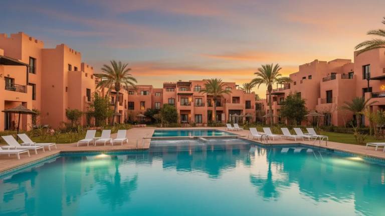 Angenehme Wohnung in Marrakesch mit Gemeinschaftspool