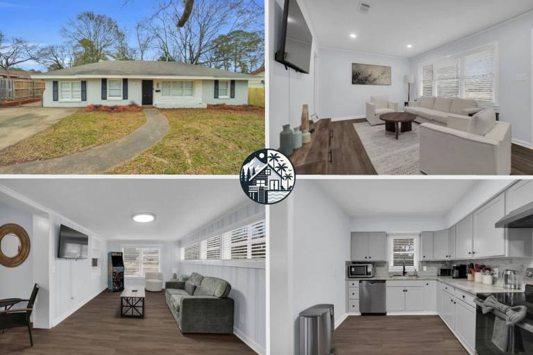 Vacation home with fast internet, yard & barbeque in Montgomery