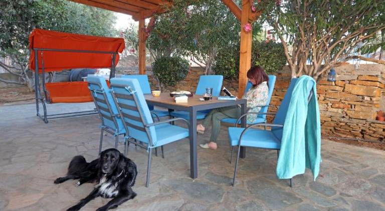 Vacation home with yard | Perfect for remote work in Andros