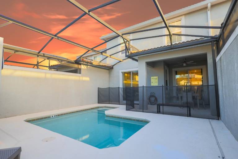Vacation home with hot tub, yard & private pool | Perfect for remote work | Pets allowed in Lake Buena Vista, FL