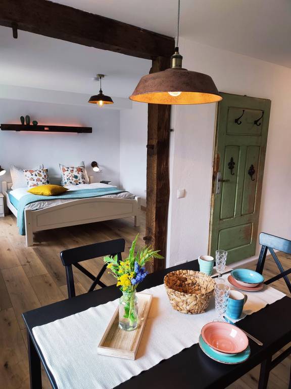 Appartement Fewo Dusche oder Bad WC 1 Schlafraum