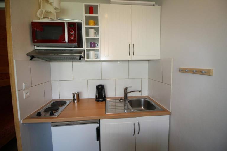 40m from resort center, 8th floor, balcony, tv, ski locker, 21m², Tignes — photo 3