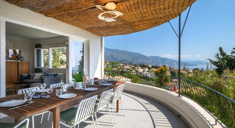 Villa Shangrila, charming house with sea view, swimming pool and garden nr Monaco and Italy — photo 3