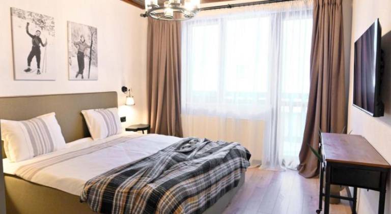 Serviced apartment with garden in Bansko