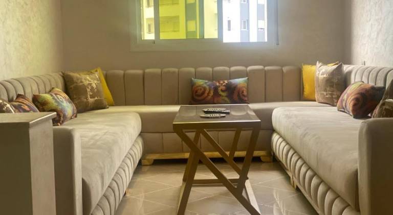 Rental apartment with yard, patio & barbeque in Tetouan