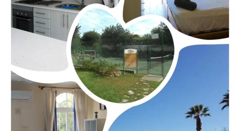 Rental apartment with pool, yard & patio in Tavira
