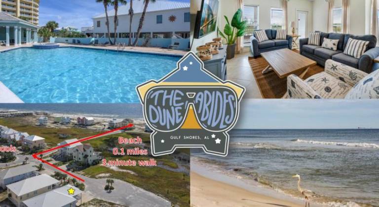 House with pool & hot tub | Beach nearby | Pet-friendly in Gulf Shores, AL