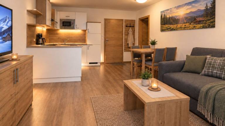 Ferienwohnung mit Hund in Scharnitz f&uuml;r max. 4 Personen