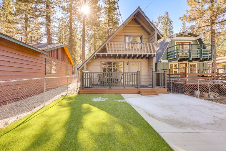 Walk to Trolley! Big Bear Family Cabin w/ Deck in San Bernardino, CA