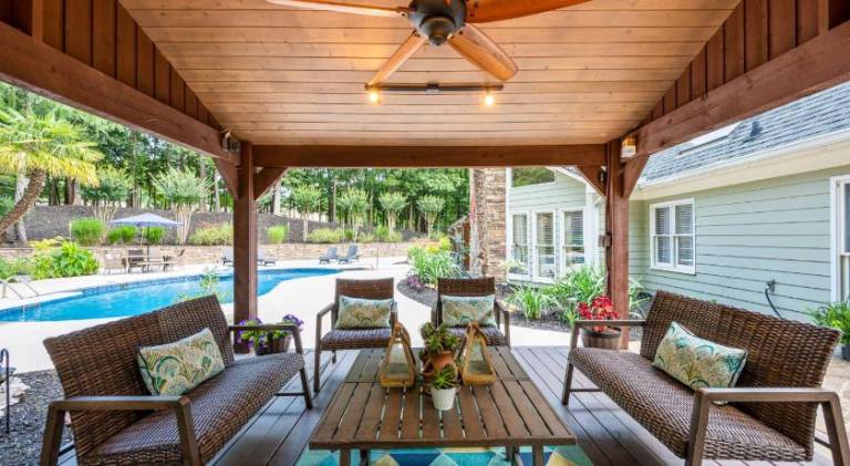 Vacation home with pool in Cartersville, GA