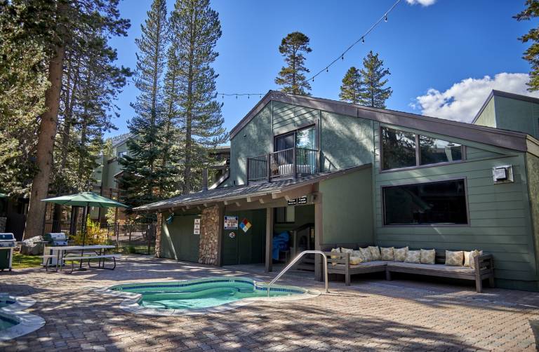 Condo with private pool in Mammoth Lakes, CA