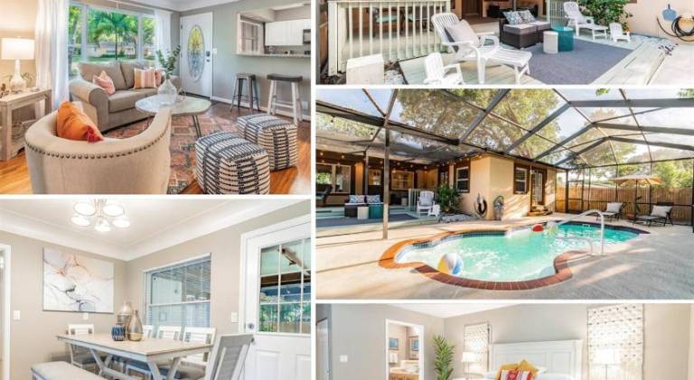 Vacation home with pool | Good for workation | Pet-friendly in Clearwater Beach, FL