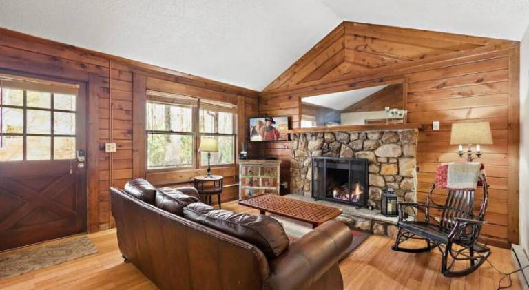 Picturesque Riverside Cabin with Fireplace and Porch in Blowing Rock, NC
