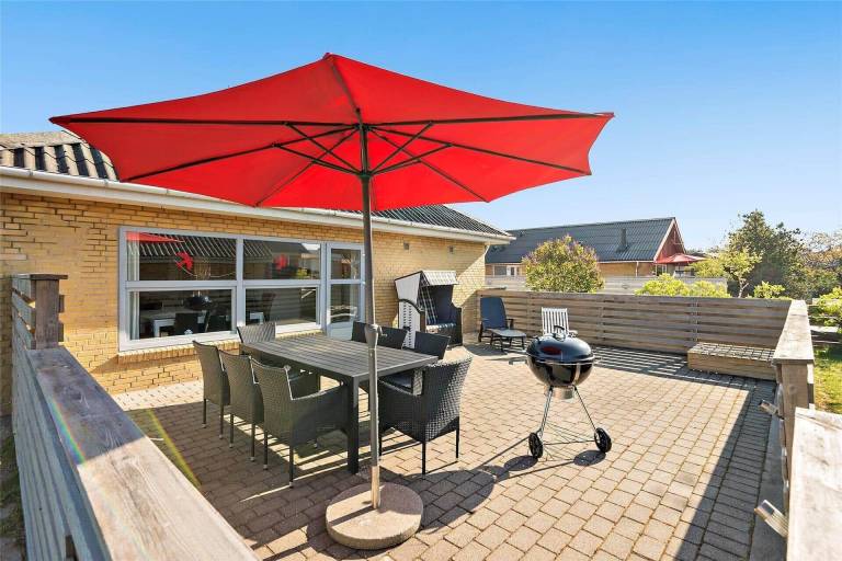 Ferienhaus mit Hund in Sønderstrand, Rømø f&uuml;r max. 8 Personen