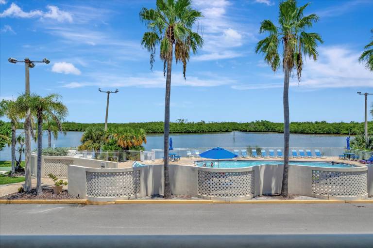 Watch the dolphins Large balcony Suite and heated pool