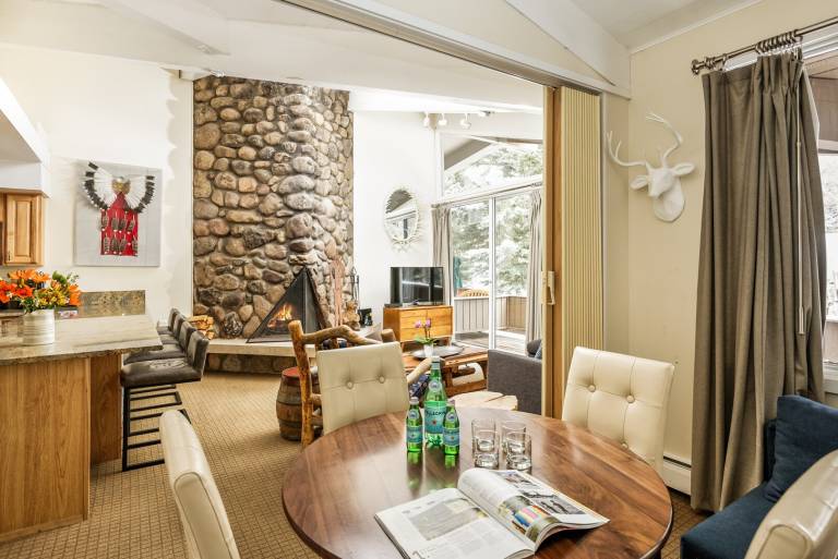 Family-friendly spacious condo with patio & private pool | Next to the ski | Pets allowed in Aspen, CO