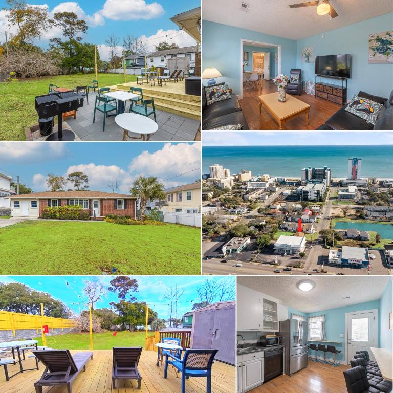 Fully equipped house with patio, barbecue & yard | Close to the beach | Perfect for remote work | Pets are welcome in Myrtle Beach, SC