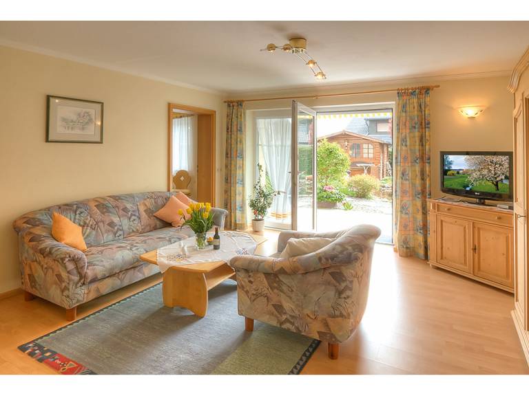 Ferienwohnung mit Gartenblick &ndash; 48qm