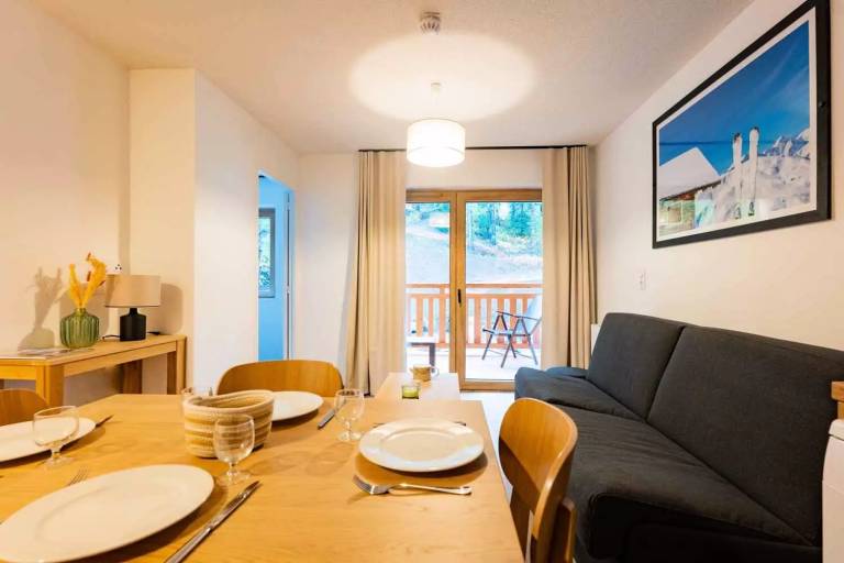 Rental apartment with 1 room for 4 persons in Vars