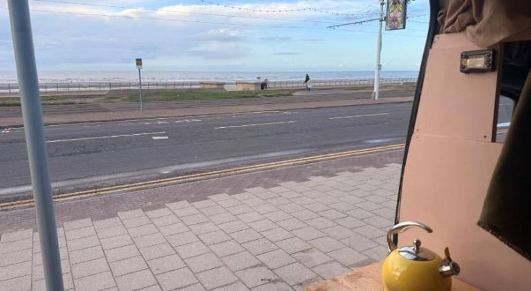 Sea View Camper Van in Blackpool