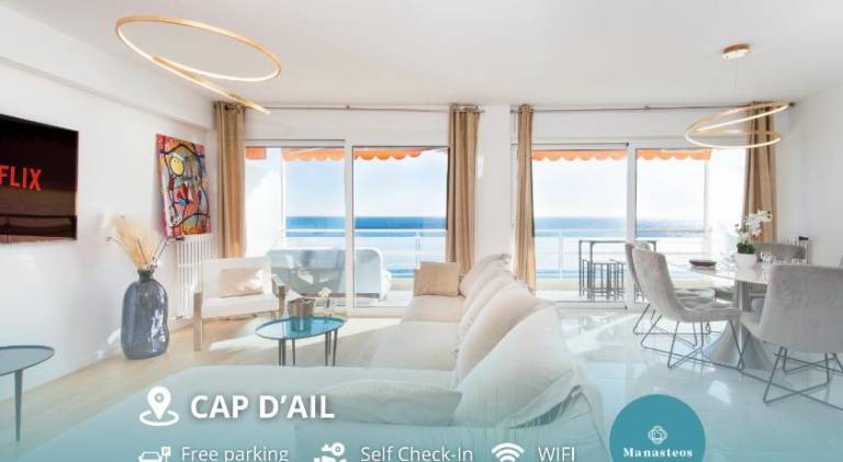 Apartment | Next to the beach | Pets allowed in Èze