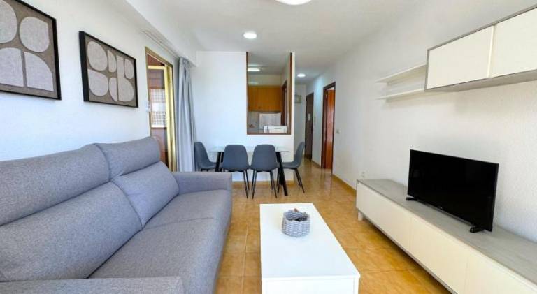Holiday apartment with terrace, yard & pool in Benidorm